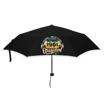 Cadeau Anniversaire Octobre 1961 - Parapluie standard - noir - Devant