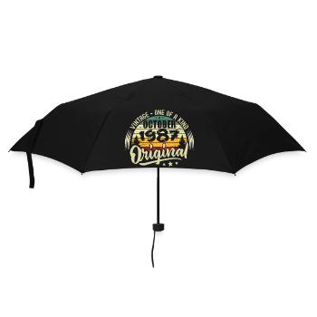 Cadeau Anniversaire Octobre 1987 - Parapluie standard - noir - Devant