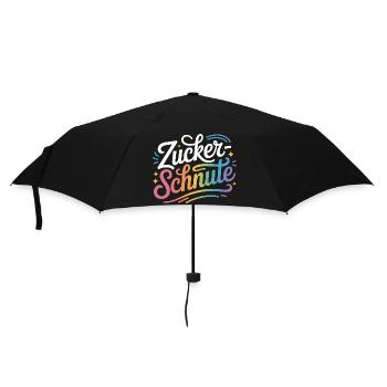 Museau sucré Dent sucrée Chocolat Sucre Museau - Parapluie standard - noir - Devant