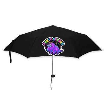 Party Saurus Birthday Dino - Umbrella (small) - black - Front