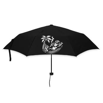Chill Monkey Hammock Cigar - Regenschirm (klein) - Schwarz - Vorne