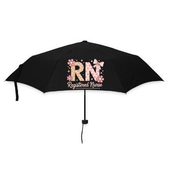 Nurse Sayings Nurse Gift - Umbrella (small) - black - Front