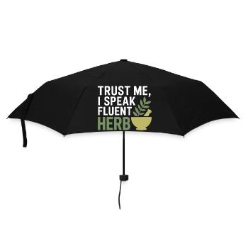 Zertifizierte klinische Phytotherapie-Spezialistenausrüstung - Regenschirm (klein) - Schwarz - Vorne