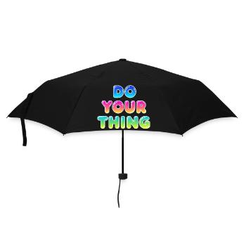 Do Your Thing Motivations Statement Style - Umbrella (small) - black - Front