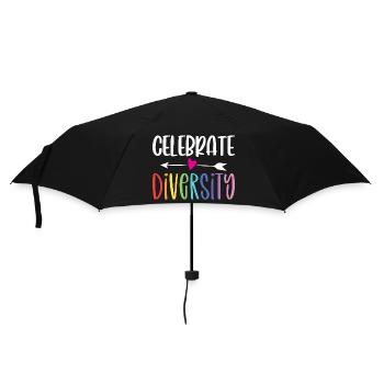 LGBT Pride Month - Celebrate Diversity - Umbrella (small) - black - Front