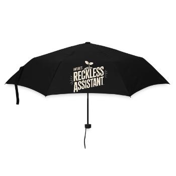 Der rücksichtslose Assistent der Natur - Regenschirm (klein) - Schwarz - Vorne