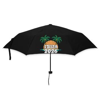 Ibiza 2026 - Umbrella (small) - black - Front