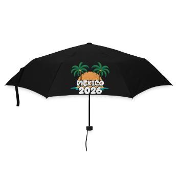 Mexico 2026 - Umbrella (small) - black - Front