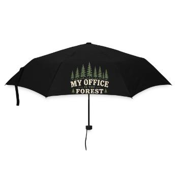 Ecologist Ecology My Office Is The Forest - Umbrella (small) - black - Front