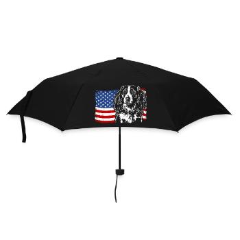 Nederlandse Kooikerhondje Amerika Flag Dogs - Parapluie standard - noir - Devant
