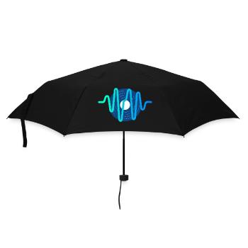 Musik-Sound - Regenschirm (klein) - Schwarz - Vorne