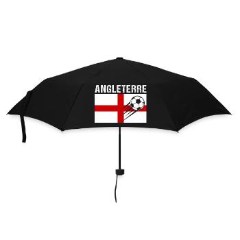 England Flagge Geschenk Englisch Fußball Fußball - Regenschirm (klein) - Schwarz - Vorne