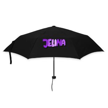 Jelina - Regenschirm (klein) - Schwarz - Vorne