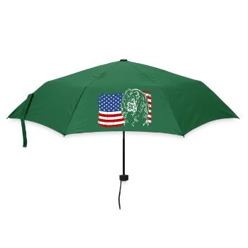Gordon Setter Amérique Flag Dogs Wilsigns - Parapluie standard - vert bouteille - Devant