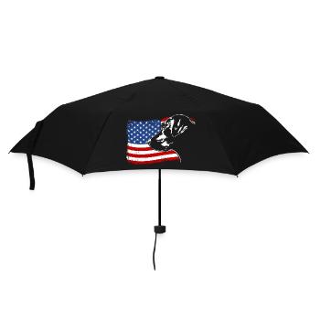 Labrador Retriever America Flag Dogs Wilsigns - Parapluie standard - noir - Devant