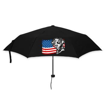 Doberman Amérique Flag Dogs Dobie Wilsigns - Parapluie standard - noir - Devant