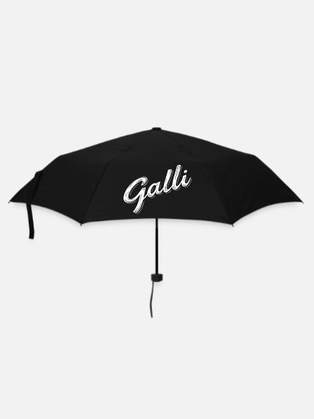 Halli & Galli Partnerlook Party outfit - Galli - Regenschirm (klein) - Schwarz