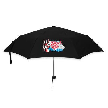 Croatie Croate Hrvatska Croatie Croates Croates Croates - Parapluie standard - noir - Devant