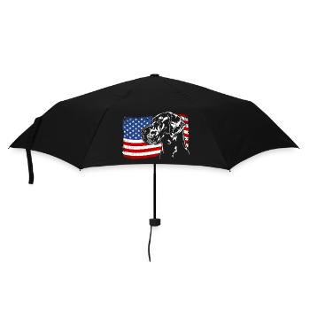 Dogue Allemand Drapeau Chiens Wilsigns - Parapluie standard - noir - Devant