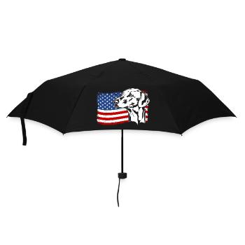 AZAWAKH Amérique Flag Chiens Lévriers Wilsigns - Parapluie standard - noir - Devant