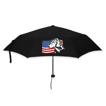 ALPINE DACHSBRACKE Amérique Flag Dog Wilsigns - Parapluie standard - noir - Devant