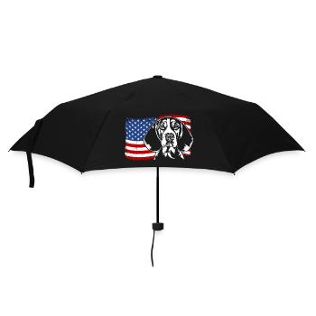 Beagle America Flag Dogs Dog Wilsigns - Umbrella (small) - black - Front
