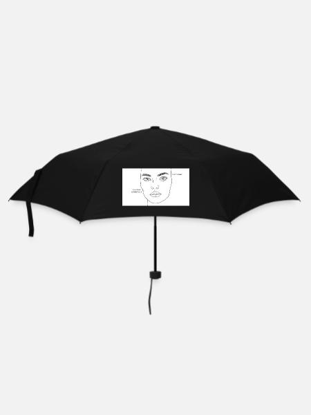 strong women - Umbrella (small) - black
