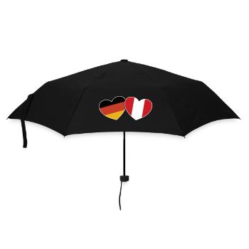 German Peruvian Friendship - Gift - Umbrella (small) - black - Front