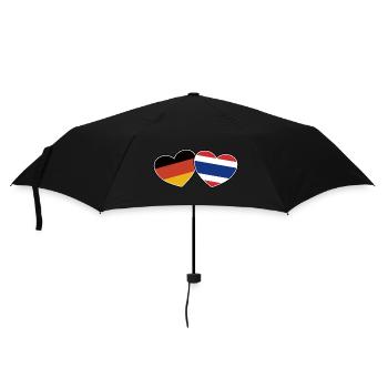 German Thai Friendship -- Gift - Umbrella (small) - black - Front