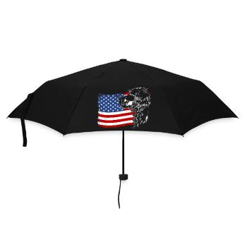 Gordon Setter America Flag Dogs Wilsigns - Umbrella (small) - black - Front