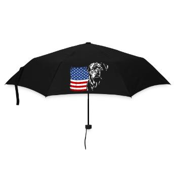 Rottweiler America Flag Dog Dogs Wilsigns - Umbrella (small) - black - Front
