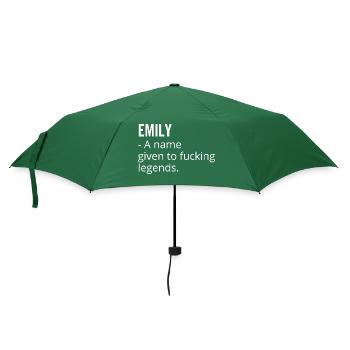 Emily a Name Given to Fucking Legends - Umbrella (small) - bottlegreen - Front