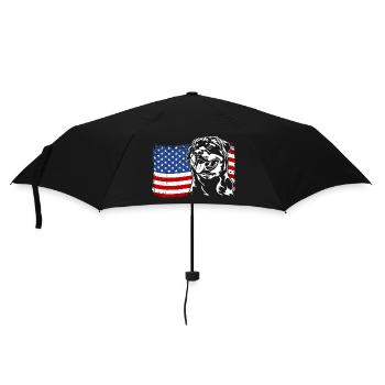 Rottweiler America Flag Dog Dogs Wilsigns - Umbrella (small) - black - Front