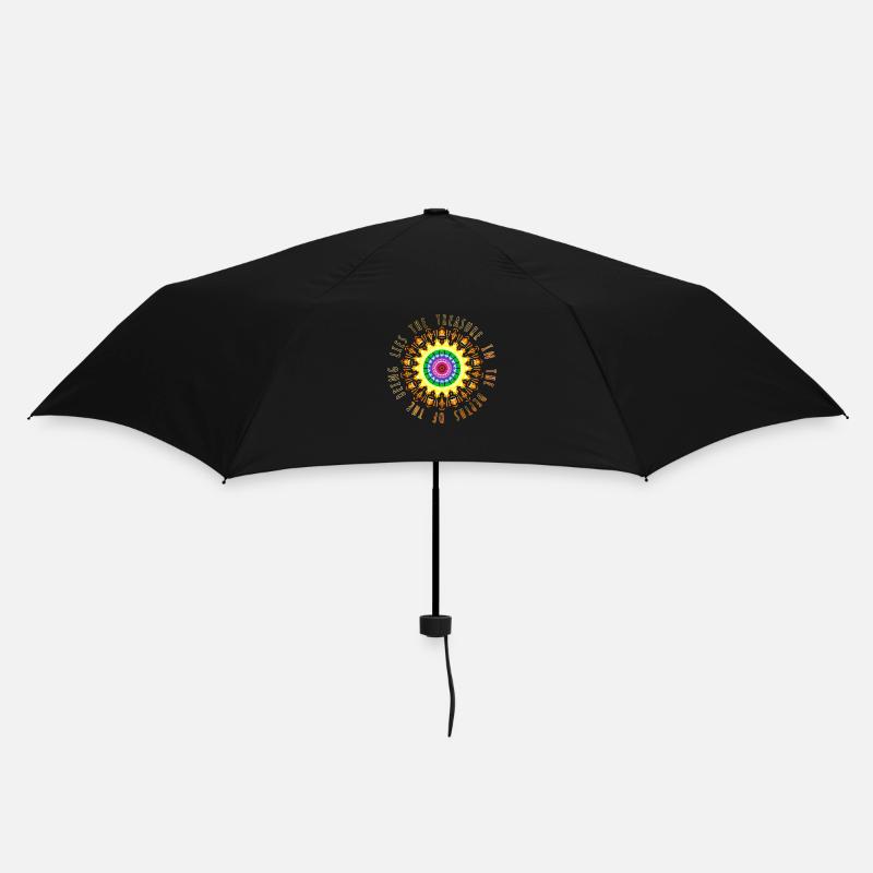Renasci und der Schatz - Regenschirm (klein) - Schwarz