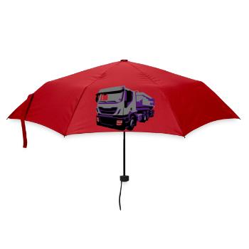 TruckIvecVektor - Regenschirm (klein) - Rot - Vorne