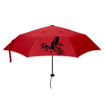 Schwimmer - Regenschirm (klein) - Rot - Vorne