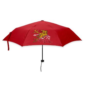 Rostocker Greif 3D - Umbrella (small) - red - Front