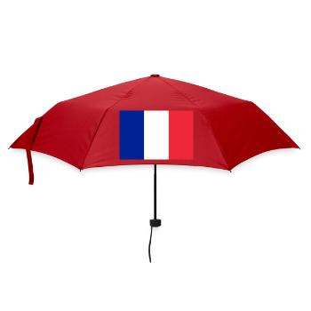 sticker flag of France drapeau de la France - Umbrella (small) - red - Front