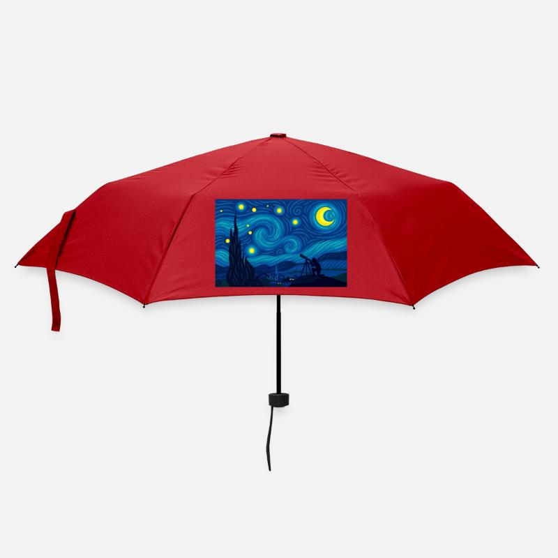 The Night (scrutinized) - Umbrella (small) - red