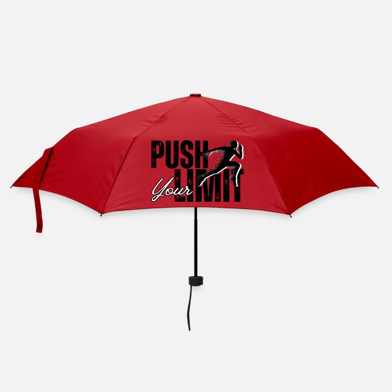 PUSH_YOUR_LIMIT - Umbrella (small) - red