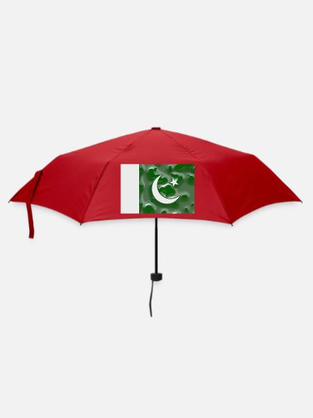 Pakistan Pakistan - Regenschirm (klein) - Rot