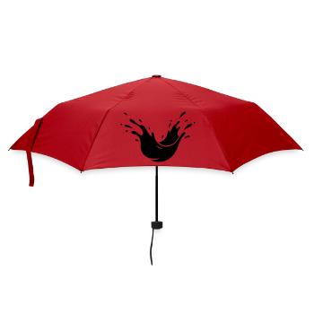 Mud Splash Dirt Splash - Umbrella (small) - red - Front