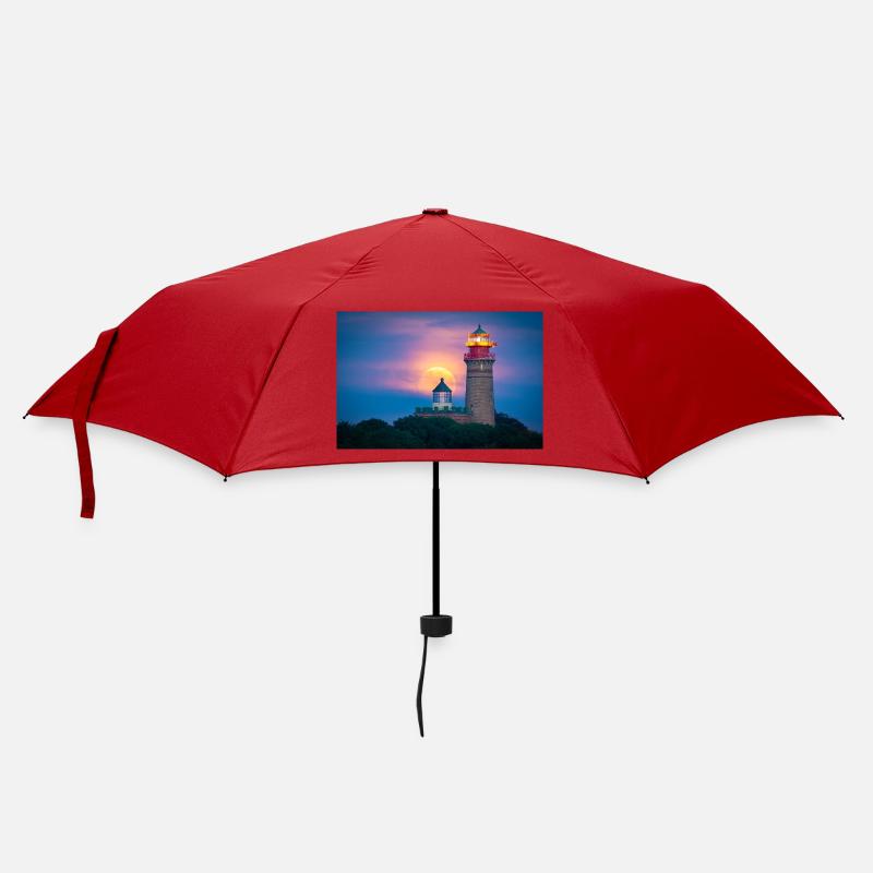 Moonlight Lighthouse Coast - Umbrella (small) - red