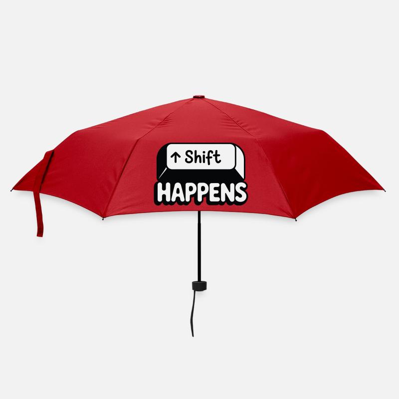 Verschiebung findet statt - Regenschirm (klein) - Rot