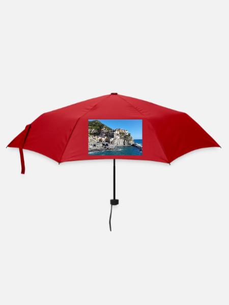 Monterosso al Mare - Regenschirm (klein) - Rot