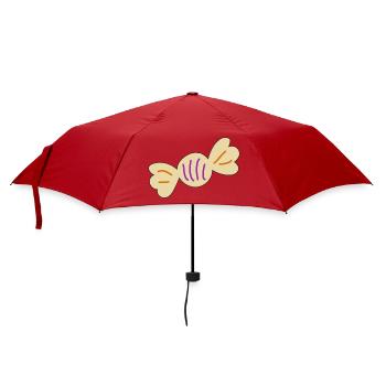 Bonbon süsser nationaler süßigkeiten tage  - Regenschirm (klein) - Rot - Vorne