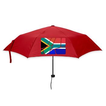 Suedafrika - Regenschirm (klein) - Rot - Vorne