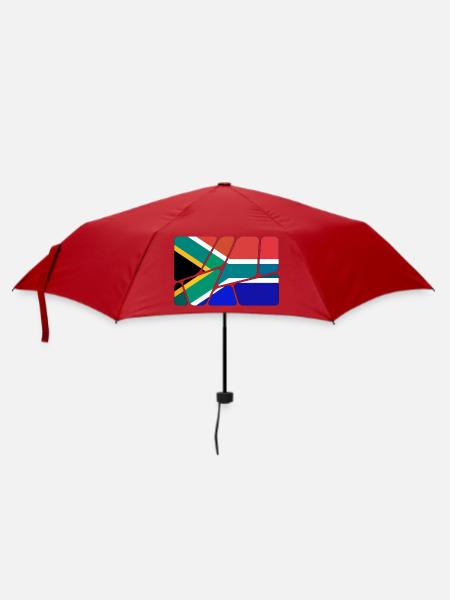 Suedafrika - Regenschirm (klein) - Rot