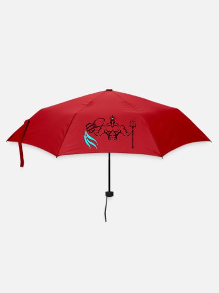 Alpha Aquarius Deluxe - Regenschirm (klein) - Rot