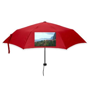 Madeiras steile Idylle - Regenschirm (klein) - Rot - Vorne